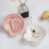 Ring Shell Display Organizer Pink Porcelain Jewelry Tray Jewelry Organizer Tray  Jewelry Display