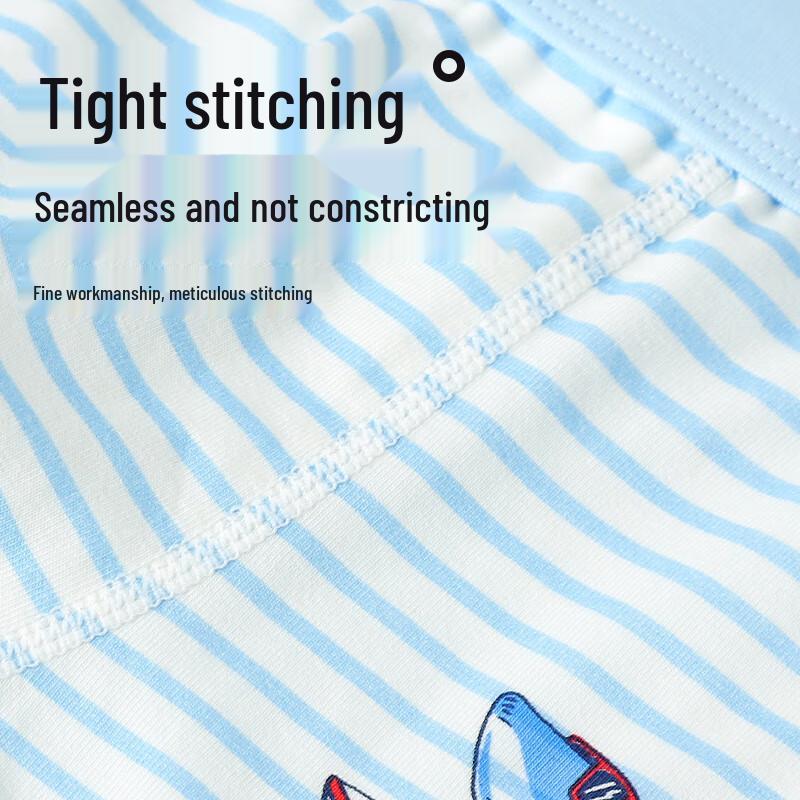 Langsha Boys' 7A Antibacterial Cotton Briefs