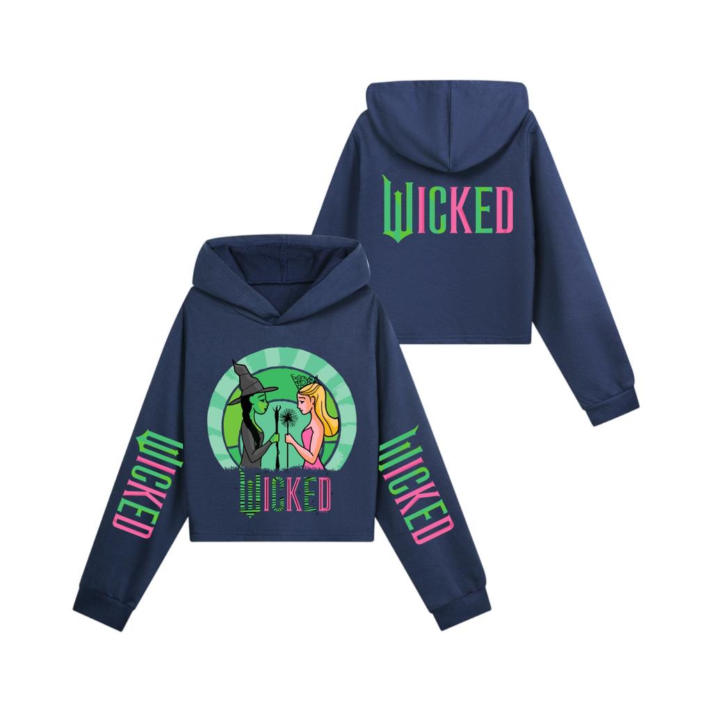 Children's Long-sleeved Loose Pullover Letter-printed Hooded Sweatshirt