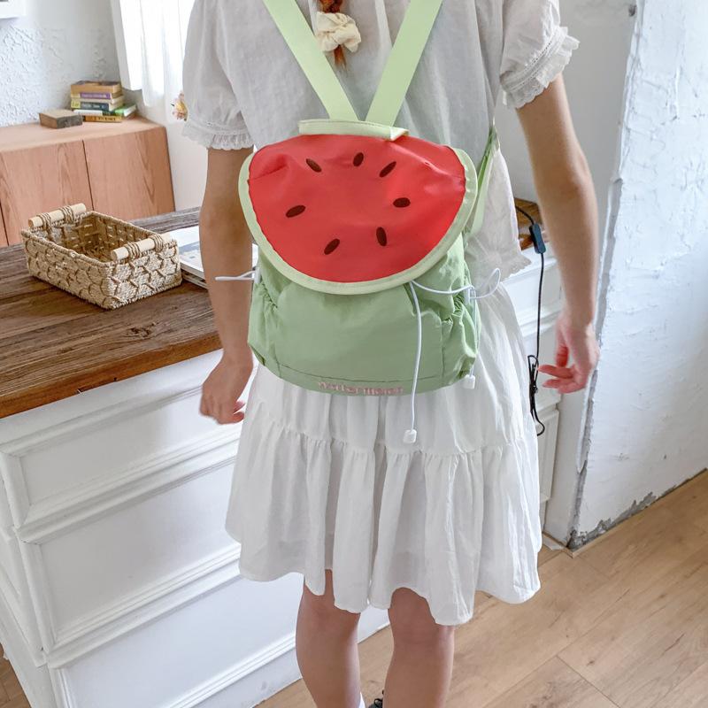 Funny Cute Fruit Fashion Small Backpack New Versatile Trend Casual Niche Portable Backpack