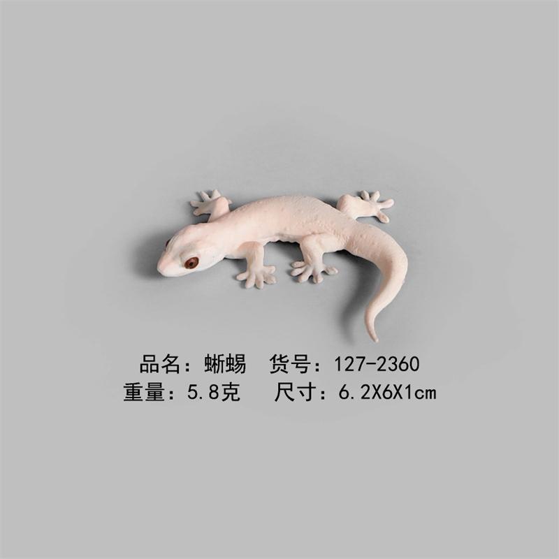 Trick Toys April Fool's Day Props Amphibian Creative Decorations Children's Cognitive Lizard Chameleon Model Rubber Products