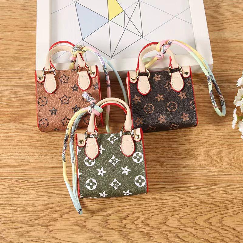 Tote bag mini change bag mini bag pendant earphone bag key bag car pendant surprise baby mini bag