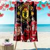 Retro MUFC Canvas Print Beach Towel, Large Soft Quick Dry Towel for Beach Camping Swimming