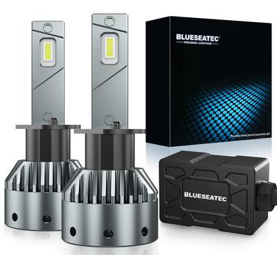 BLUESEATEC H1 LED Headlight, Explosive Light, 20,000 LM, 50 W, Ultra Brightness, Genuine Japanese