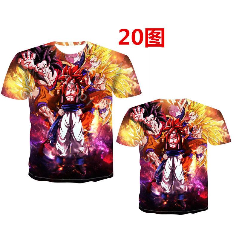 Anime Dragon Ball Goku Tshirts for Men Short Sleeve 2026 Japanese Anime