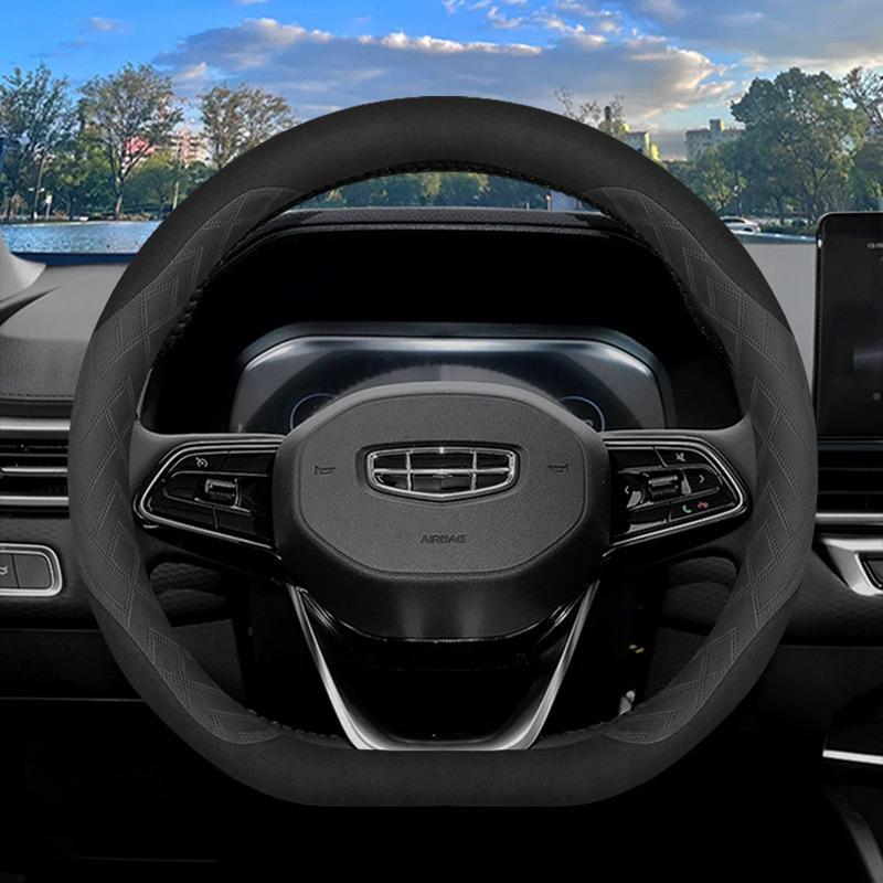 Auto-Lenkradabdeckung Lenkradbezug für Geely Coolray PrefacecXingyue Binyue Monjaro 2026 2026 2026 D-Typ Lenkrad