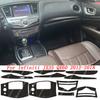 For Infiniti JX35 QX60 2012-2018 Interior Central Control Panel Door Handle Carbon Fiber Stickers Decals Car Styling Accessorie