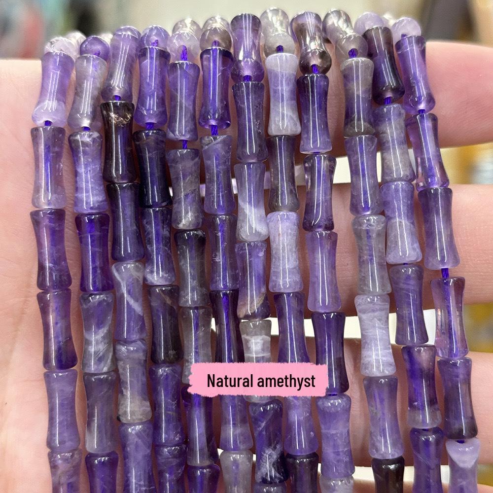Natural Stone 5x12mm Tube Gemstone Beads for DIY Jewelry Making