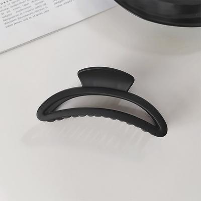 Korean Style Black Large Hair Claws Elegant Hairpins Barrettes Crab Hair Clips Headwear For Women Girls Hair Accessories