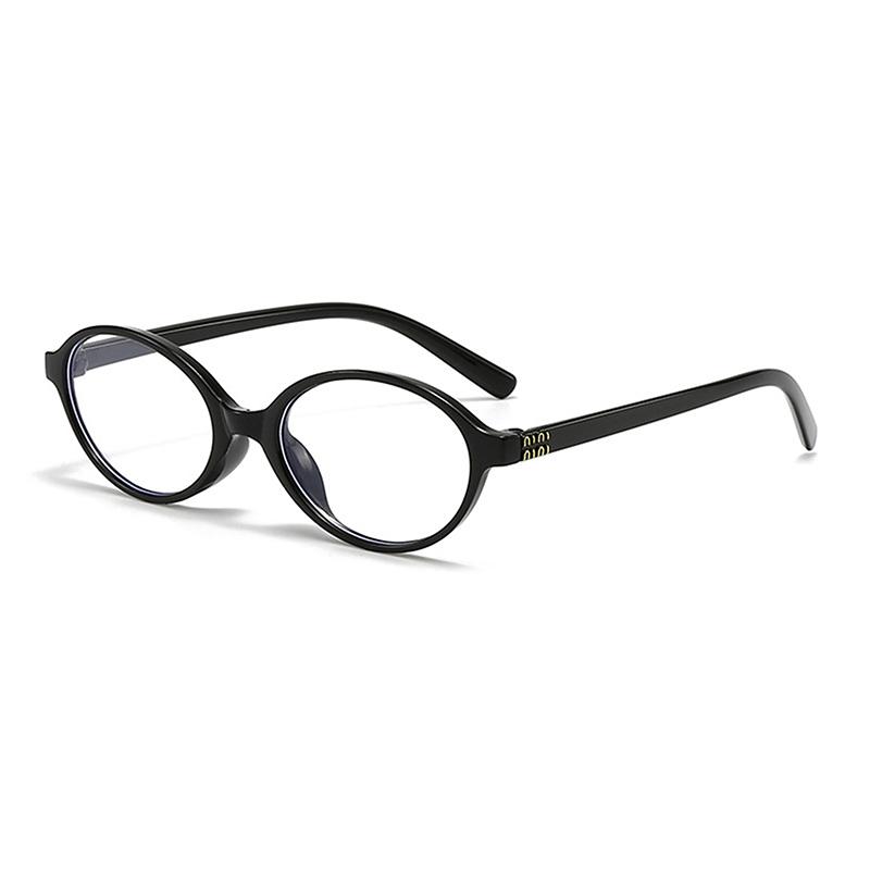 Ovale Kleine Rahmenbrille Retro Damen Koreanische Schlichte Brille Blaulichtfilter Brille Augenschutz Leoparden Sonnenbrille