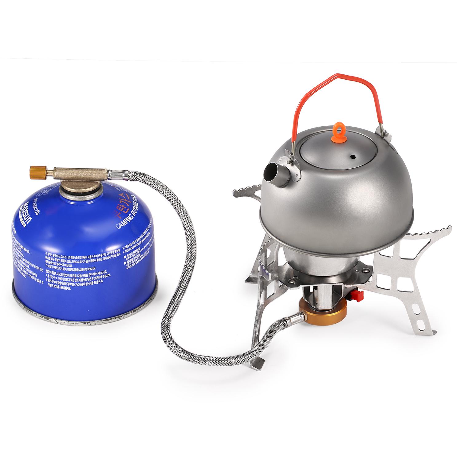 Lixada складная газовая плита для кемпинга ветрозащитная с пьезоэлектрическим зажиганием — фото 5