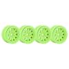 1.9in Wheel Rims RC Beadlock Wheels Rims for Axial SCX10 for Traxxas 110 RC Crawler Cars Green