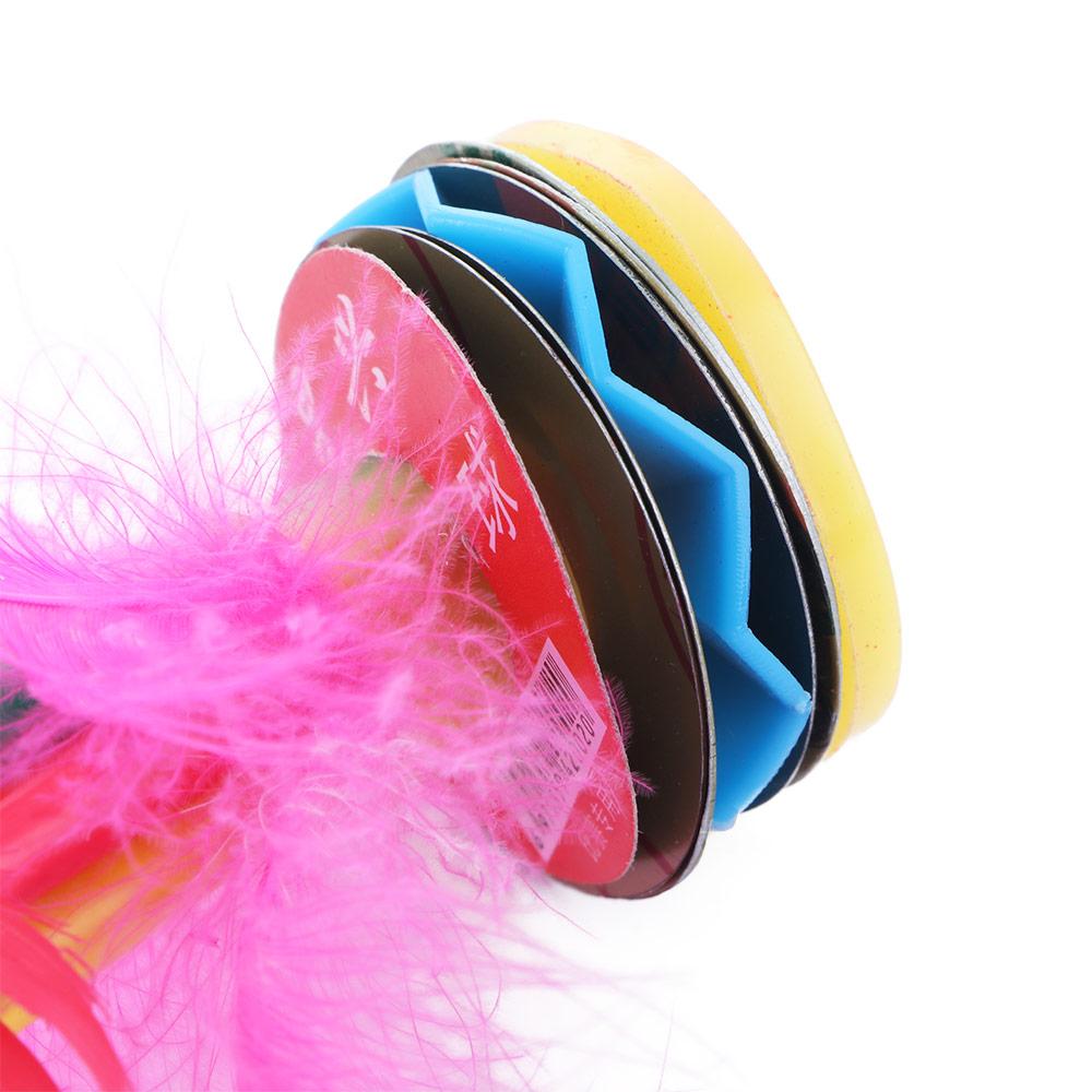 Portable Colorful Feathers Sports Game Chinese Jianzi Foot Sports Kick Shuttlecock Sport Training