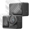 Tempered Glass Camera Screen Protectors for DJI Osmo Action 3 4 5 Pro Lens Cover 9H Full Coverage Anti-scratch Protective Films