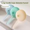 Wide Caliber Food Safe Plastic Funnel Reusable Liquid Separation Tool for Home Kitchen Food Jar Filling Tasks