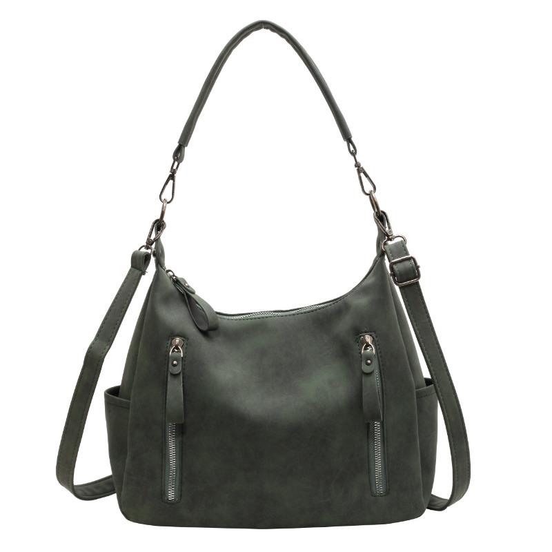 Large Capacity Bag Women's New Matte Trend Shoulder Messenger Bag Casual Commuter Tote Bag