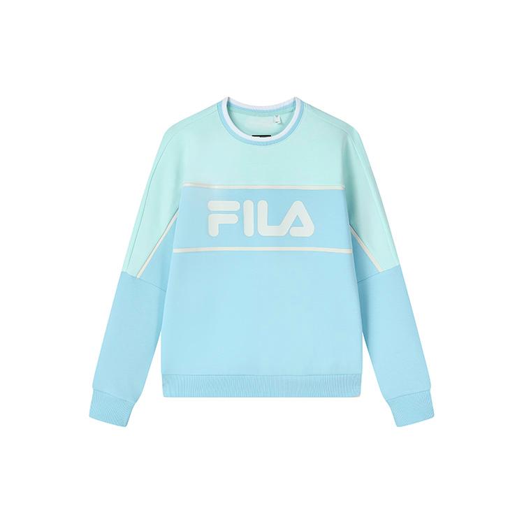 New FILA Sweatshirt Women's Crystal Blue F11W319213F-LB