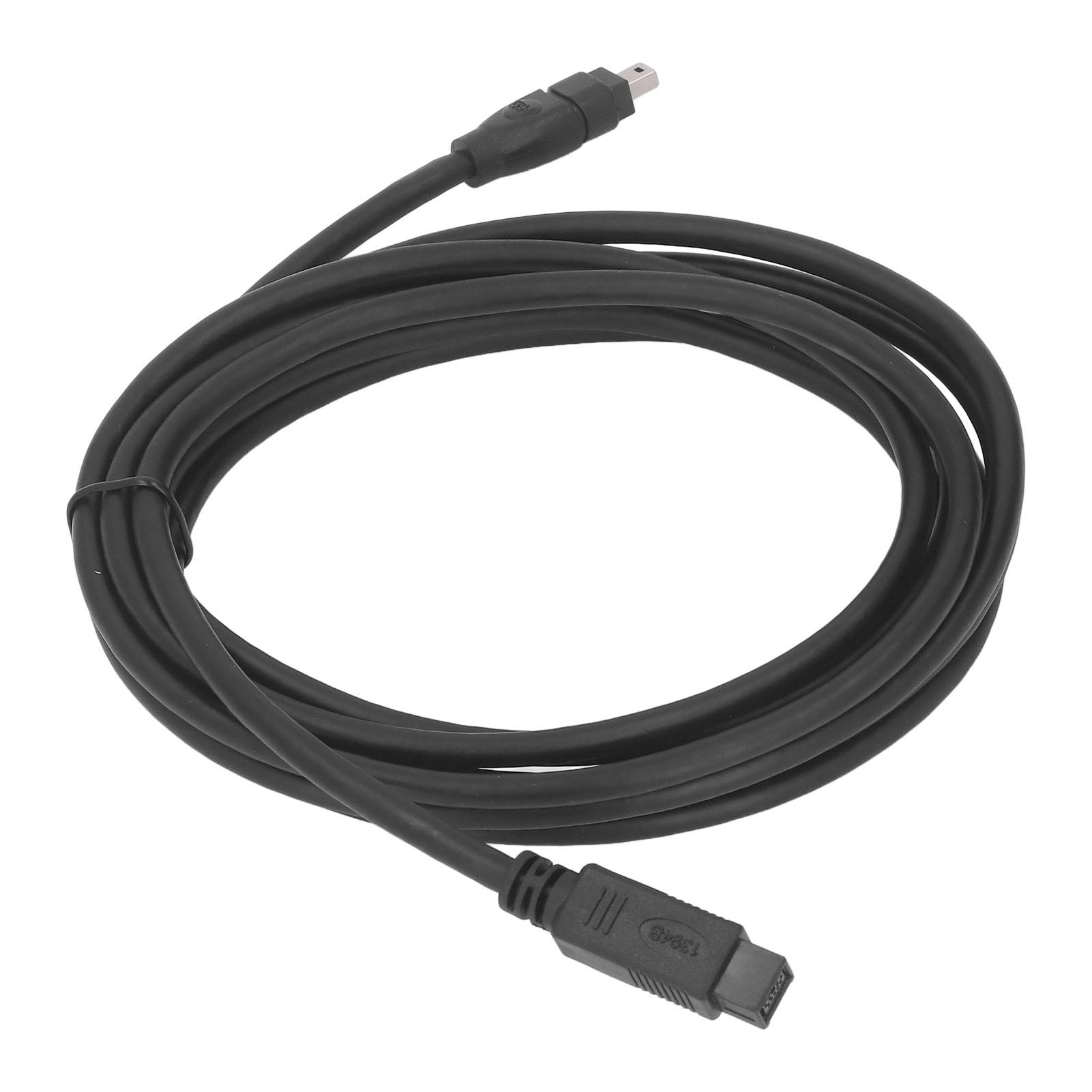 

IEEE 1394 Firewire Cable 800Mbps 9Pin to 4Pin Male to Male 10ft Firewire DV Cable for Camcorder
