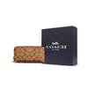 COACH Coated Canvas Wallet Clutch Women's Rosewood C4452-IME74