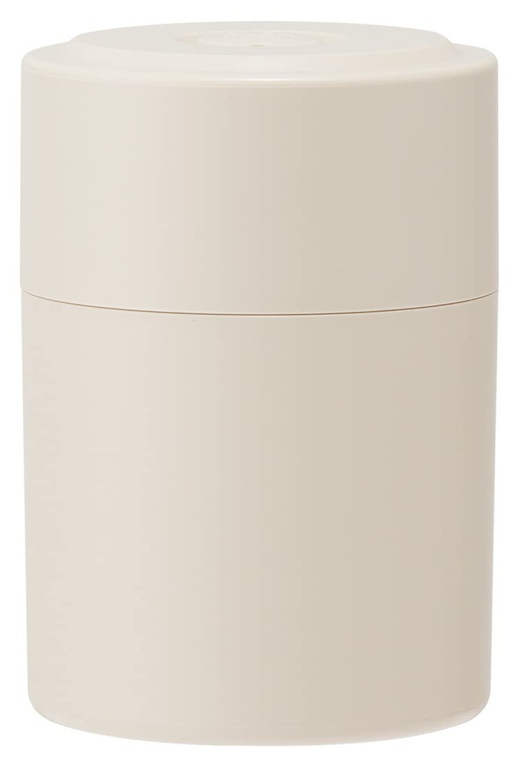 

Skater Airtight Storage Container with Push Button Smoke Beige Made in Japan POS5-A