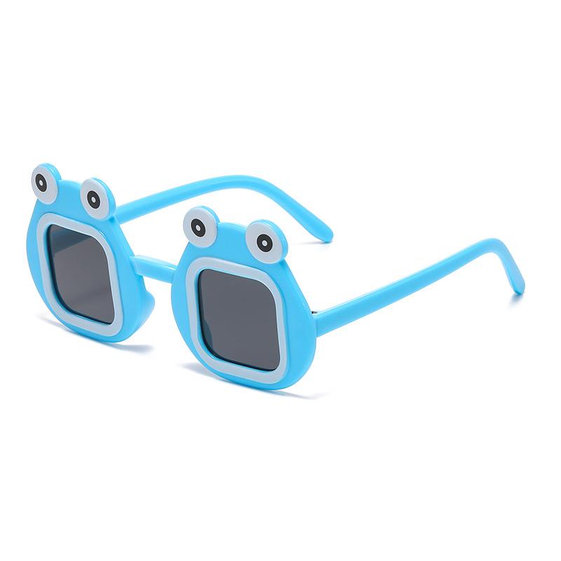 7335 Children'S Funny Frog-Shaped Sunglasses, Cute Baby Boys And Girls Cartoon Sunglasses Fashion Glasses