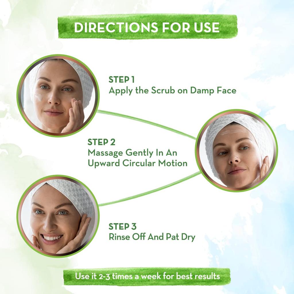 Mamaearth Rice Face Scrub For Glowing Skin With Rice Water And Niacinamide 100g Gentle Exfoliator For Pores Brightening & Radiant Look