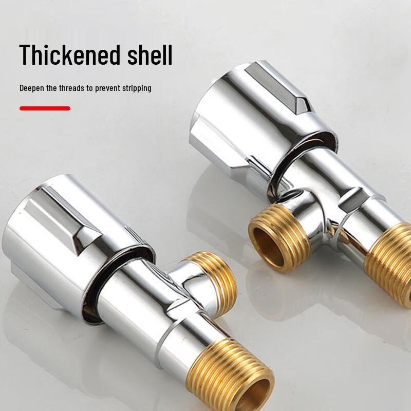 De Qi Thickened Copper Angle Valve