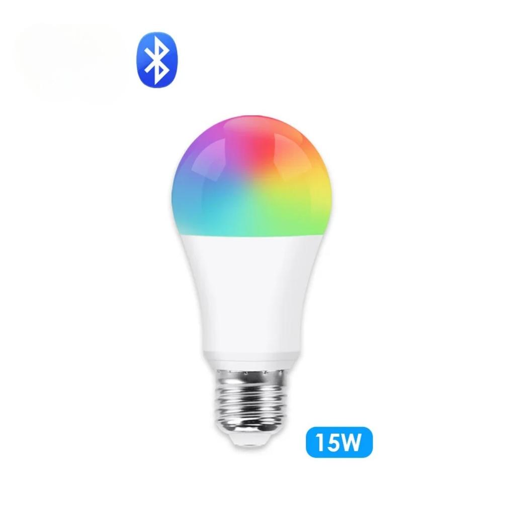 HOMZY WLAN/Bluetooth Smart Glühbirne E27 RGB Alexa LED Lampe Smart Glühbirnen AC 85-265V Smarte Lampen für Google Assistant Smart Life