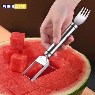 Stainless Steel Windmill Watermelon Cutter Artifact Salad Fruit Slicer Cutter Tool Watermelon Digger Kitchen Accessories Gadgets