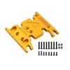 BDXRC Metal Chassis Gearbox Mount Transmission Holder for 1/10 RC Crawler Axial SCX10 II 90046 90047 90075