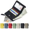 Japanese Style Genuine Leather Slim RFID Wallet for Women - Compact Zippered Coin Purse & Card Holder with Large Capacity (New Design)