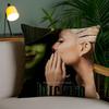 W-Wicked Part One Movie Pillow Case Home Dorm Chair Back Short Plush Double-Sided Printing Office Nap Time Cushion Cover