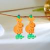 Fashion Acrylic Starfish Shell Pendant Earrings For Women Cute Goldfish Turtle Unique Dangle Earring Party Personality Jewelry