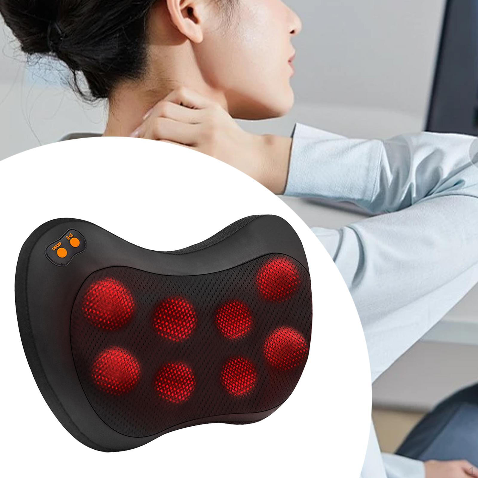 

Масажер для шиї з нагріванням Портативна опорна подушка для Waist Airplane Home чотири голови 8 heads