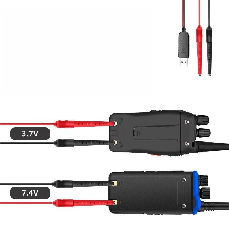 1 Stück Universelles USB-Ladekabel für Uv-5R Uv-82 Bf-888S Tyt Retevis Zwei-Wege-Radio mit Kontrollleuchte Walkie-Talkie-Zubehör