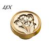 Handmade Stationery Accessory Wax Seal Stamp, Vintage Plant Pattern Head, Durable Flower Embossing Stamp Copper Head Replacement, for Envelope