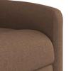 Recliner with Rising Function Brown Fabric