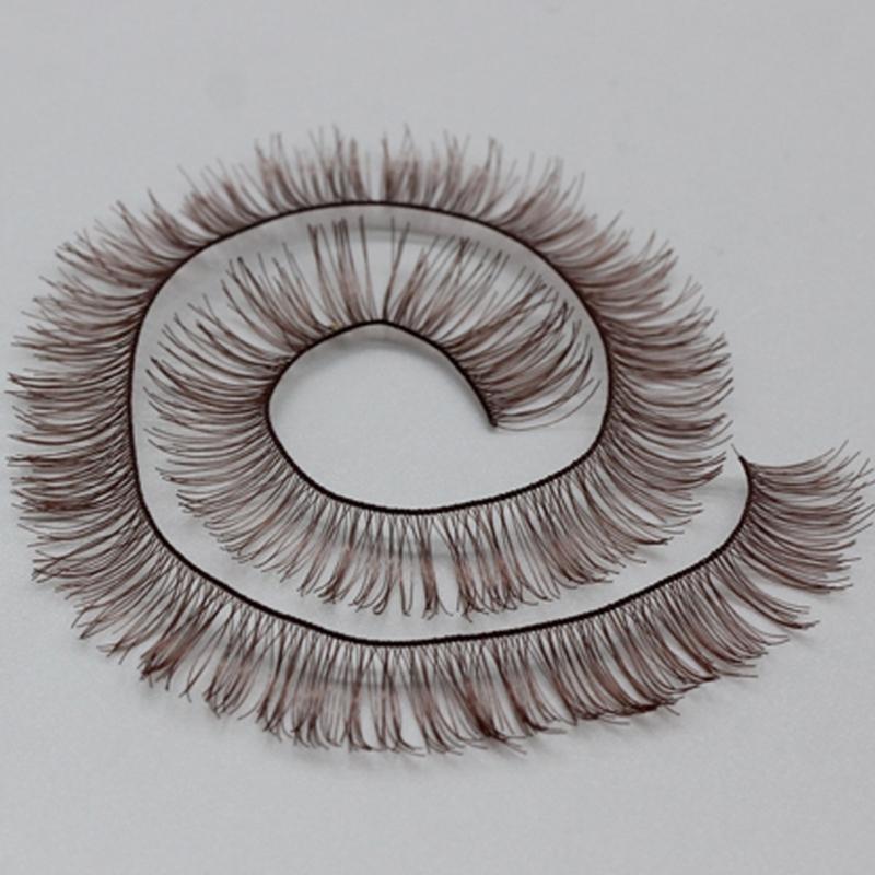 5PCS Craft Doll Accessory Eyelashes Set Customizable Length Realistic Curved Design Doll Eyelash Crafting Essential