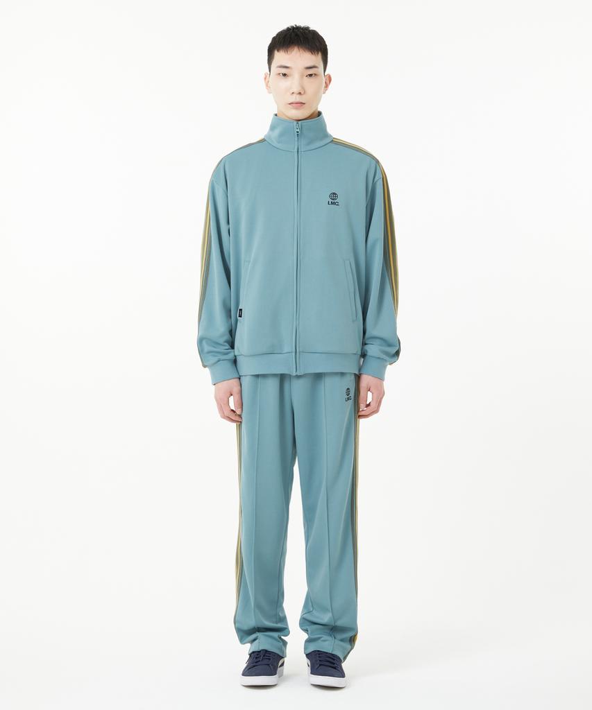 LMC Side Striped Jersey Track Pants Gray Mint