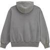 Vans Washed Effect Logo Embroidered Hoodie Grey Unisex VN000TRS85T