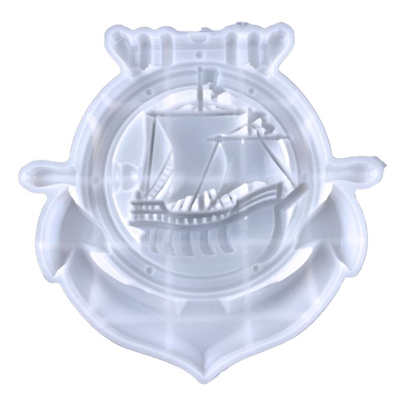 

Sailing Anchor Resin Mold Ornament Pendant Silicone Molds Epoxy Casting Mould for Wall Hanging Mount Decor DIY Crafts 1 чистий