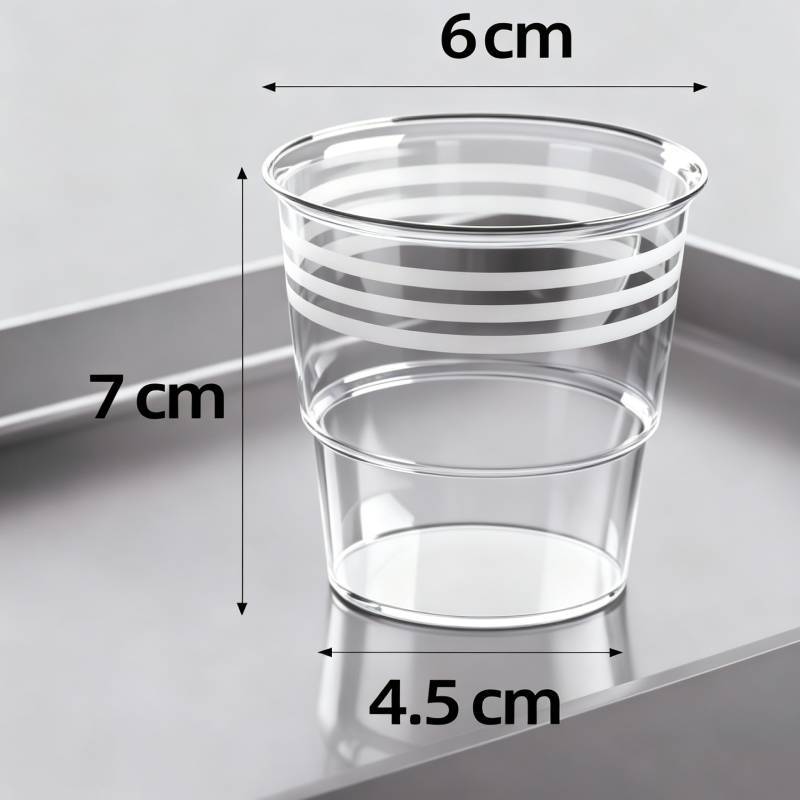 Food Grade Plastic Water Cup Set With Thickened Material For Home And Restaurant Use
