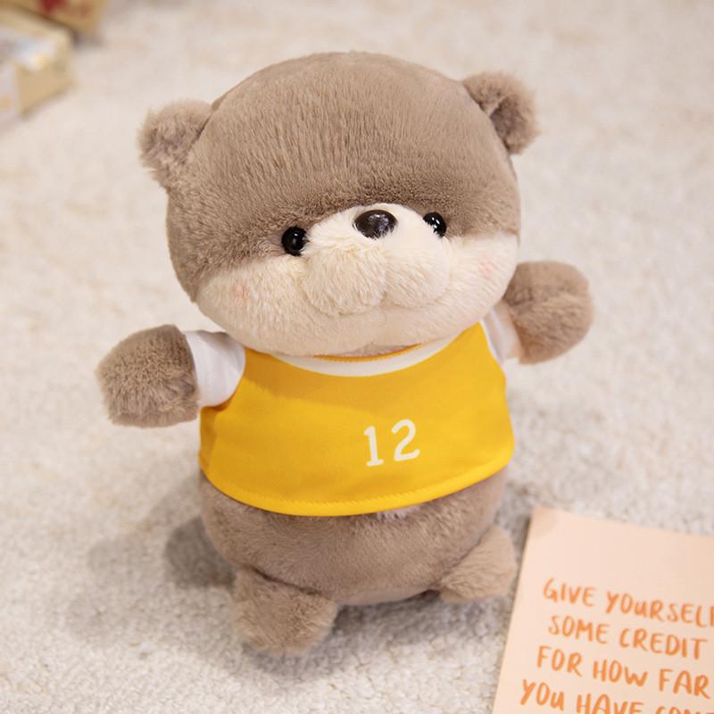 Otter Plush Toy Cartoon Stuffed Doll Decoration For Office Bedroom And Gift