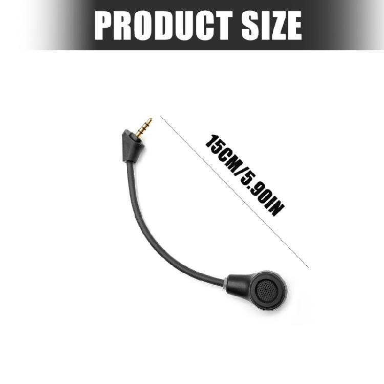 Metal Microphones for Cloud Headsets 3.5mm Plugs And Play Effective Wind Noise Reductions Clear Communication