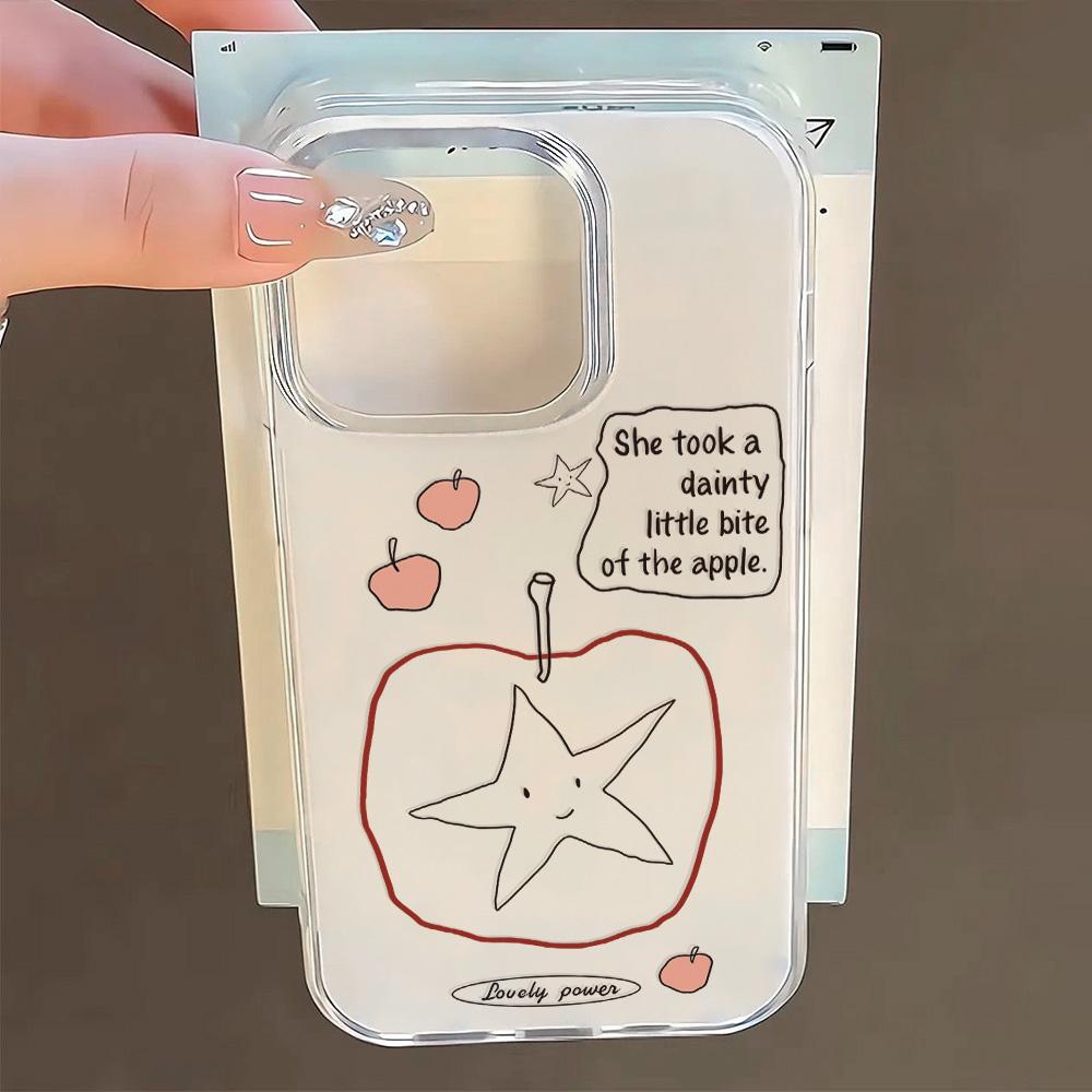 Painted Phone Case for iPhone 12 13 15 16 iPhone 16 12 13 14 15 Pro  14 15 16 Pro Max Coverage Shockproof Anti-Fingerprint Fresh Style Protective Case