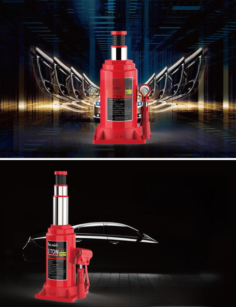 Hydraulic Car Jack for Off-Road Tire Changes (2T/3T)