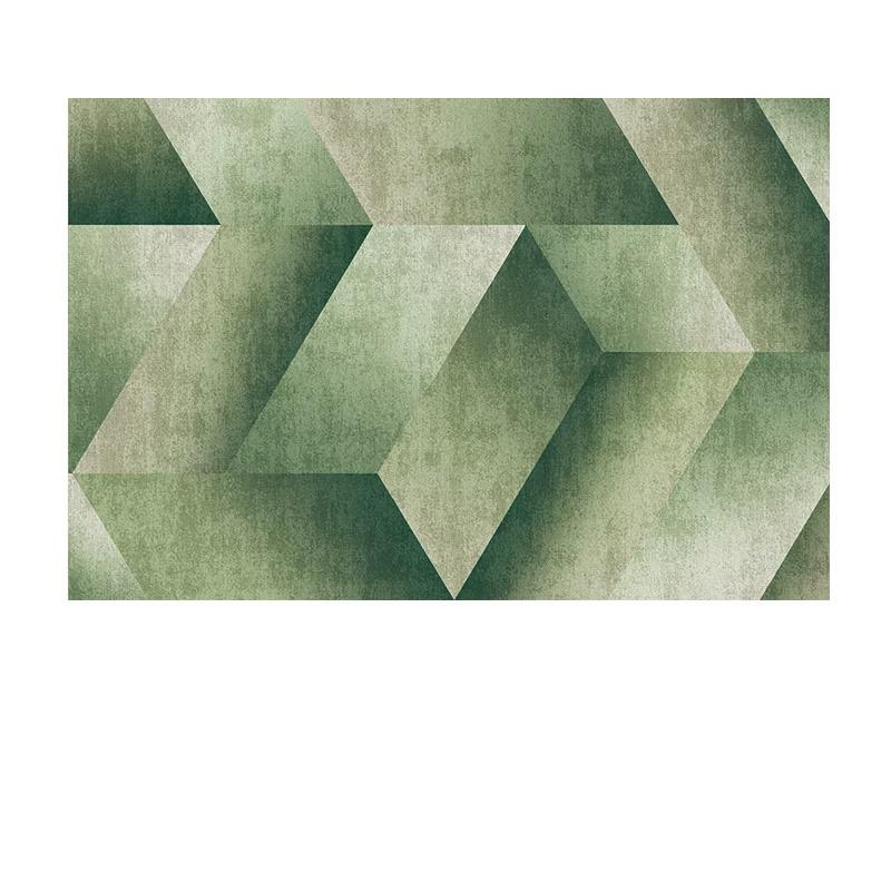 Large Area Rugs Living Room Nordic Geometric Striped Gradient Art Carpet Decorate Coffee Tables Floor Mat Washable Non-slip Mats