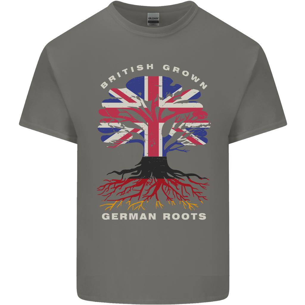 British Grown GerUnisex Roots GerUnisexy Flag Unisexs Light Cotton TShirt