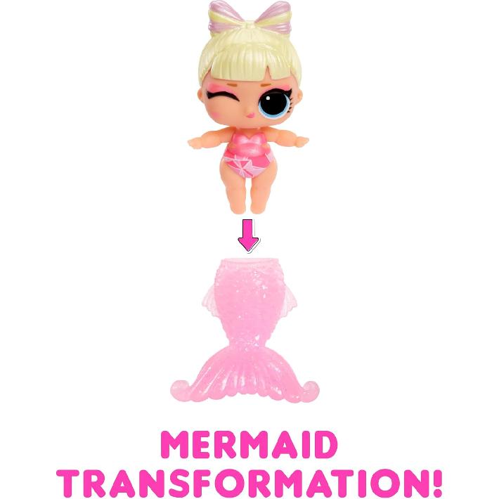 Good productMermaids Baby Sisters with Color Change Tail, 8 Dolls to Collect, Fashion Accessories, Great Gift for Kids Ages 4+