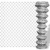 VidaXL Galvanized Wire Mesh Rolls with Square Mesh 15x1.5 M Garden Fence 141488